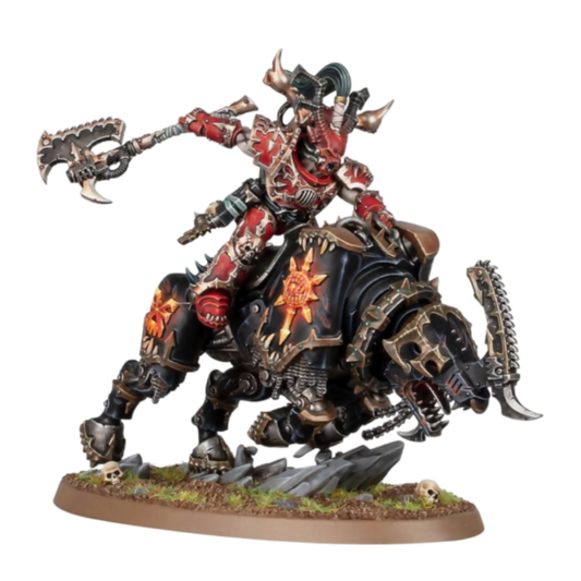 Lord Invocatus/World Eaters Lord on Juggernaut (New on Sprue)