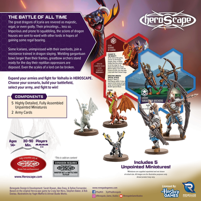 Greatbow Archers & Scions of Icaria Common Army Expansion (Embers of War) (Unpainted) (New in Box)