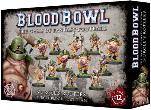 Blood Bowl: Nurgle Team - Nurgle's Rotters (Unpainted) (New in Box)
