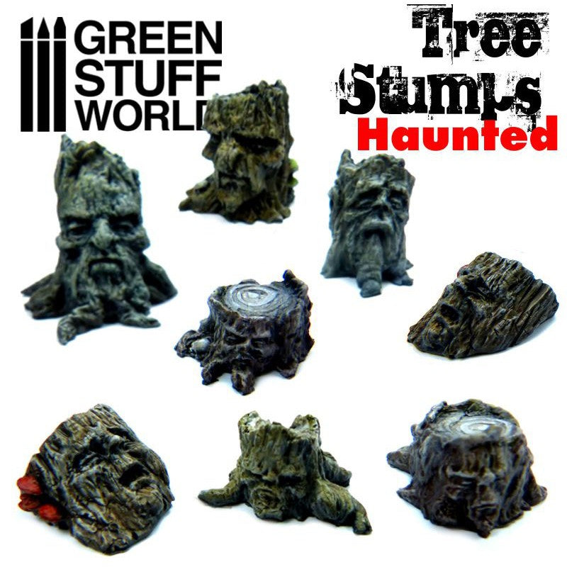 Green Stuff World - Haunted Tree Stumps 1680