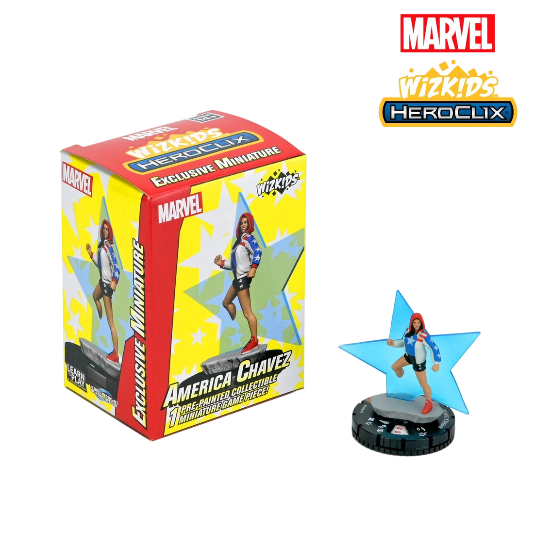 Marvel HeroClix: America Chavez (Prepainted) (Assembled)