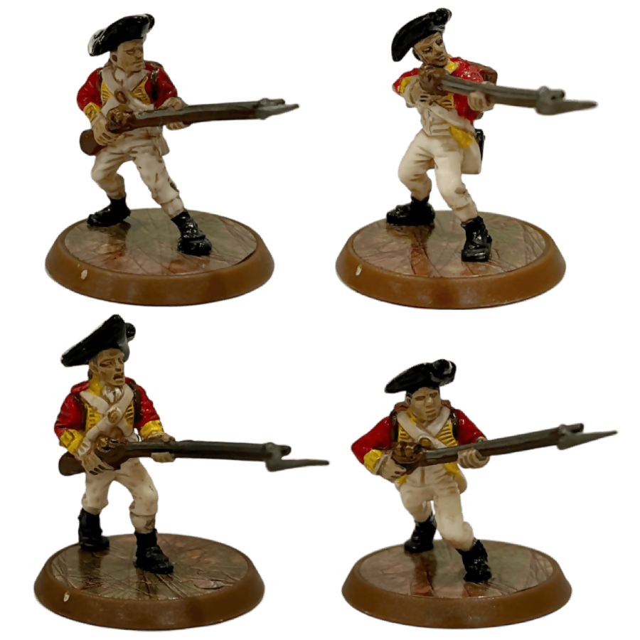 10th Regiment of Foot Prepainted Heroscape Miniatures Squad