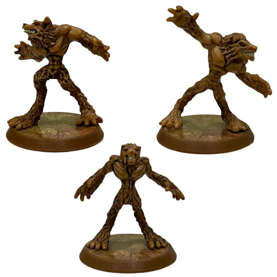 Anubian Wolves Prepainted Miniature From Heroscape Expansion Set: Utgar's Rage (Wave 2)