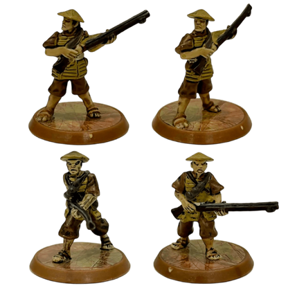 Ashigaru Harquebus Prepainted Heroscape Miniatures Squad