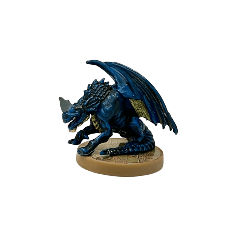 Blue Wyrmling Prepainted Miniature From Heroscape Expansion Set: Warriors of Eberron (Wave D2) On Wargame Trader