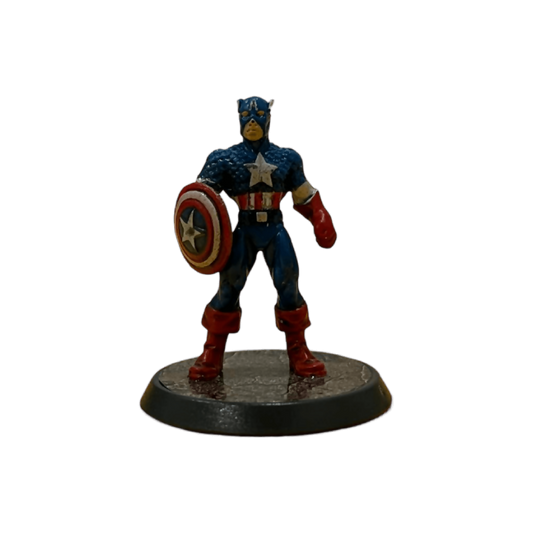 Captain America prepainted heroscape miniature on Wargame Trader