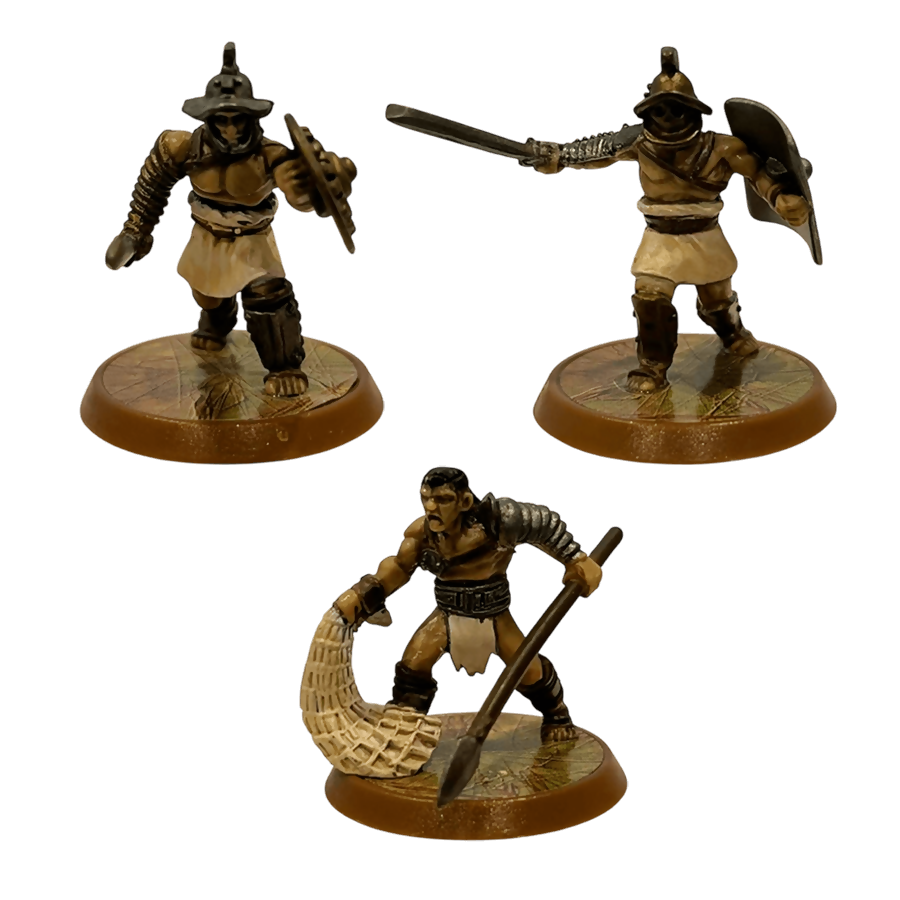 Capuan Gladiators Prepainted Miniature From Heroscape Expansion Set: Thora's Vengeance