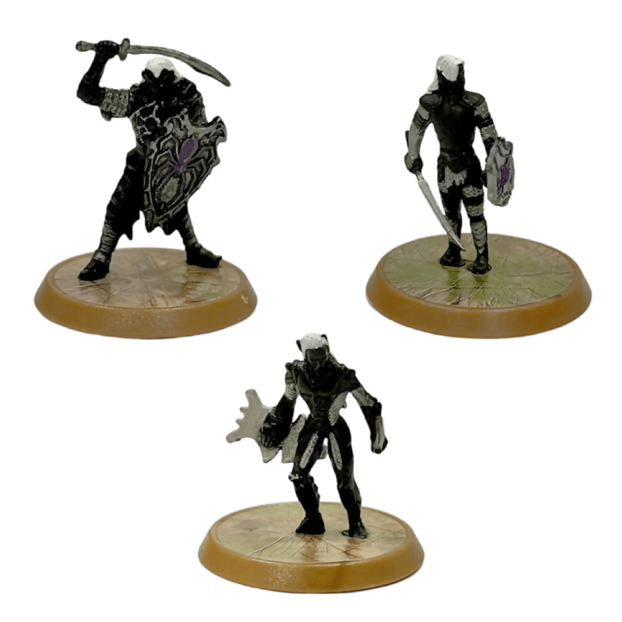 Deepwyrm Drow Prepainted Miniatures From Heroscape Master Set: Battle for the Underdark on Wargame Trader