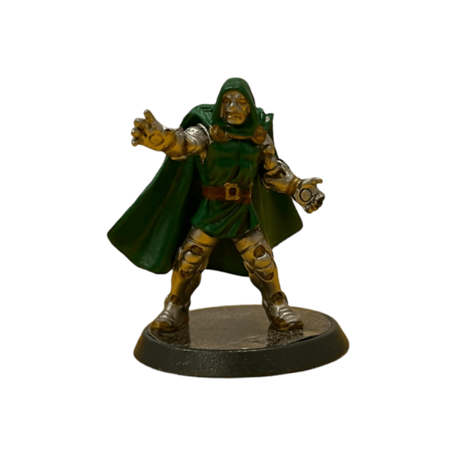 Dr. Doom Prepainted Miniature From Heroscape Marvel: The Conflict Begins on Wargame Trader
