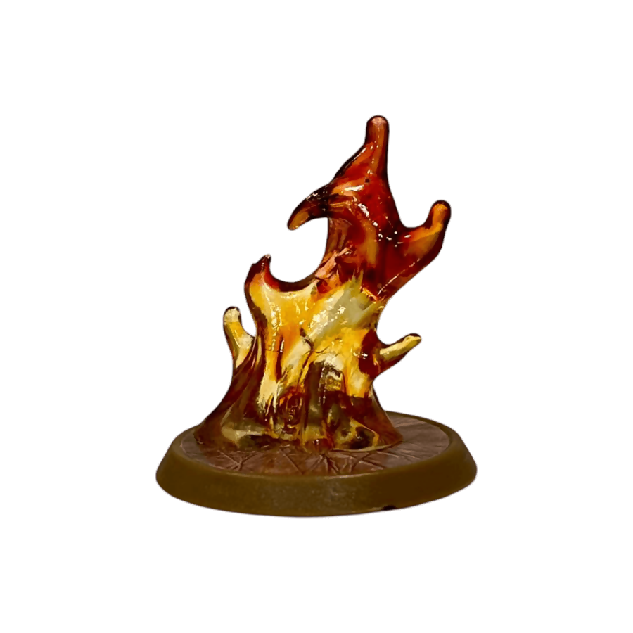 Fire Elemental Prepainted Heroscape Miniature Squad