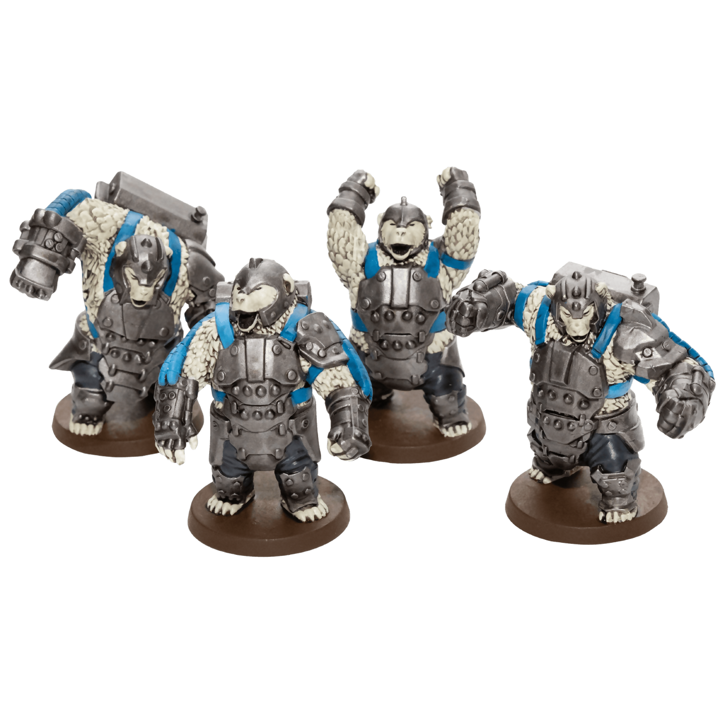 Frostclaw Paladins Custom Painted Miniatures From Heroscape Master Set: Age of Annihilation on Wargame Trader