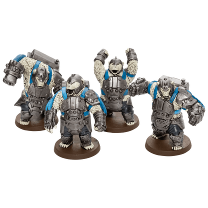 Frostclaw Paladins Custom Painted Miniatures From Heroscape Master Set: Age of Annihilation on Wargame Trader