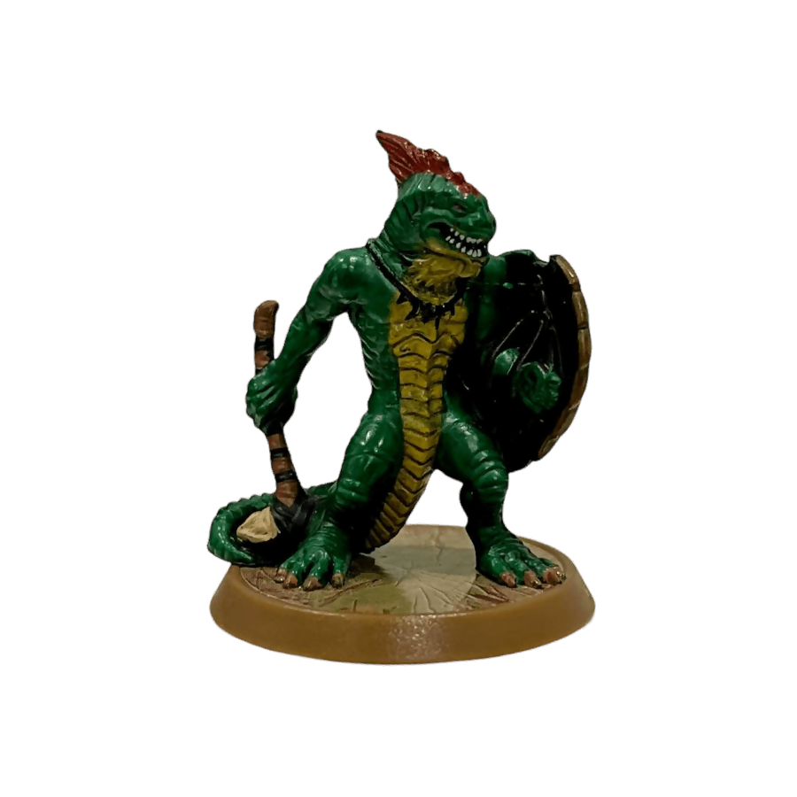 Greenscale Warriors Prepainted Heroscape Miniatures Army Card