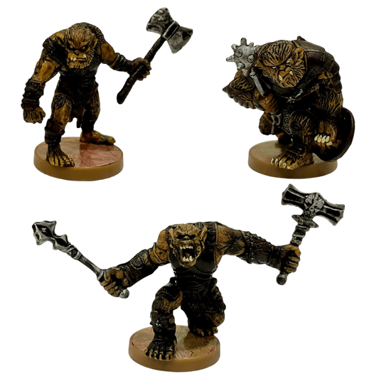 Horned Skull Brutes prepainted heroscape miniatures on Wargame Trader