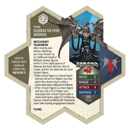 Kilkorax the Kyrie Warrior Army Card From Revna's Rebuke on Wargame Trader