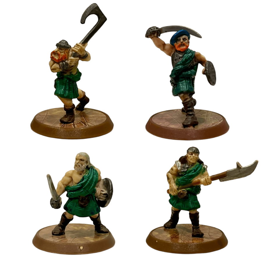 MacDirk Warriors Prepainted Miniatures From Heroscape Expansion Set: Jandar's Oath (Wave 3)