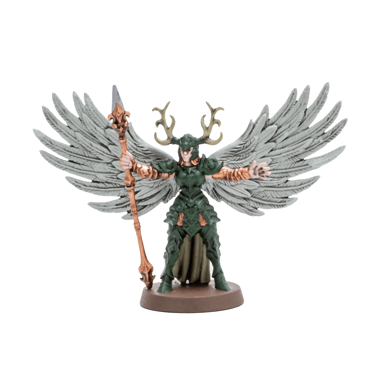 Mielki the Kyrie Warrior Prepainted Miniature From Revna's Rebuke on Wargame Trader