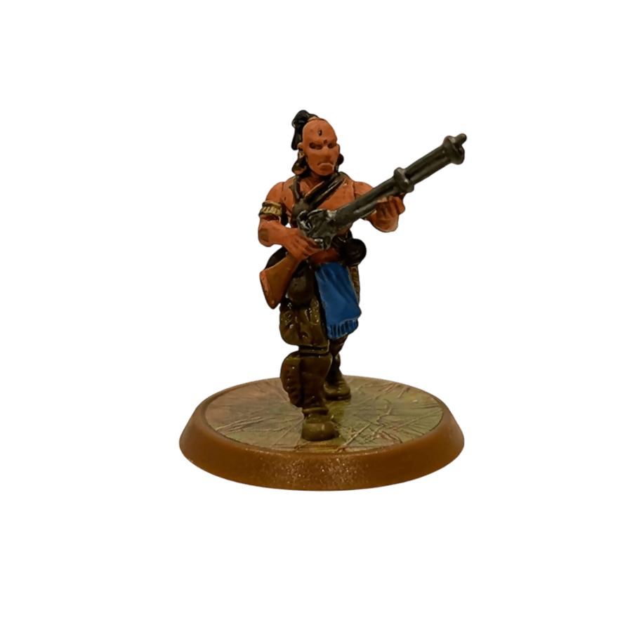Mohican River Tribe Prepainted Miniature From Heroscape Expansion Set: Blackmoon's Siege