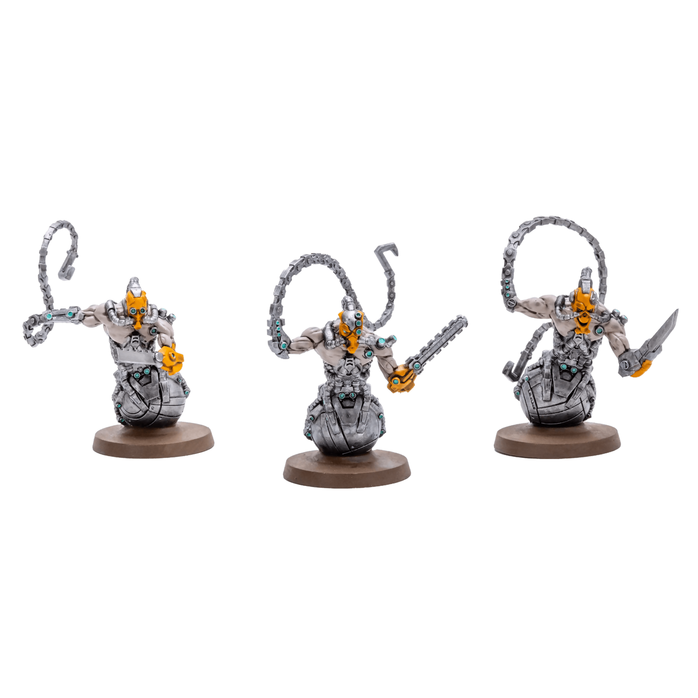 Necrotech Wraithriders Unpainted Miniatures From Heroscape: Revna's Rebuke