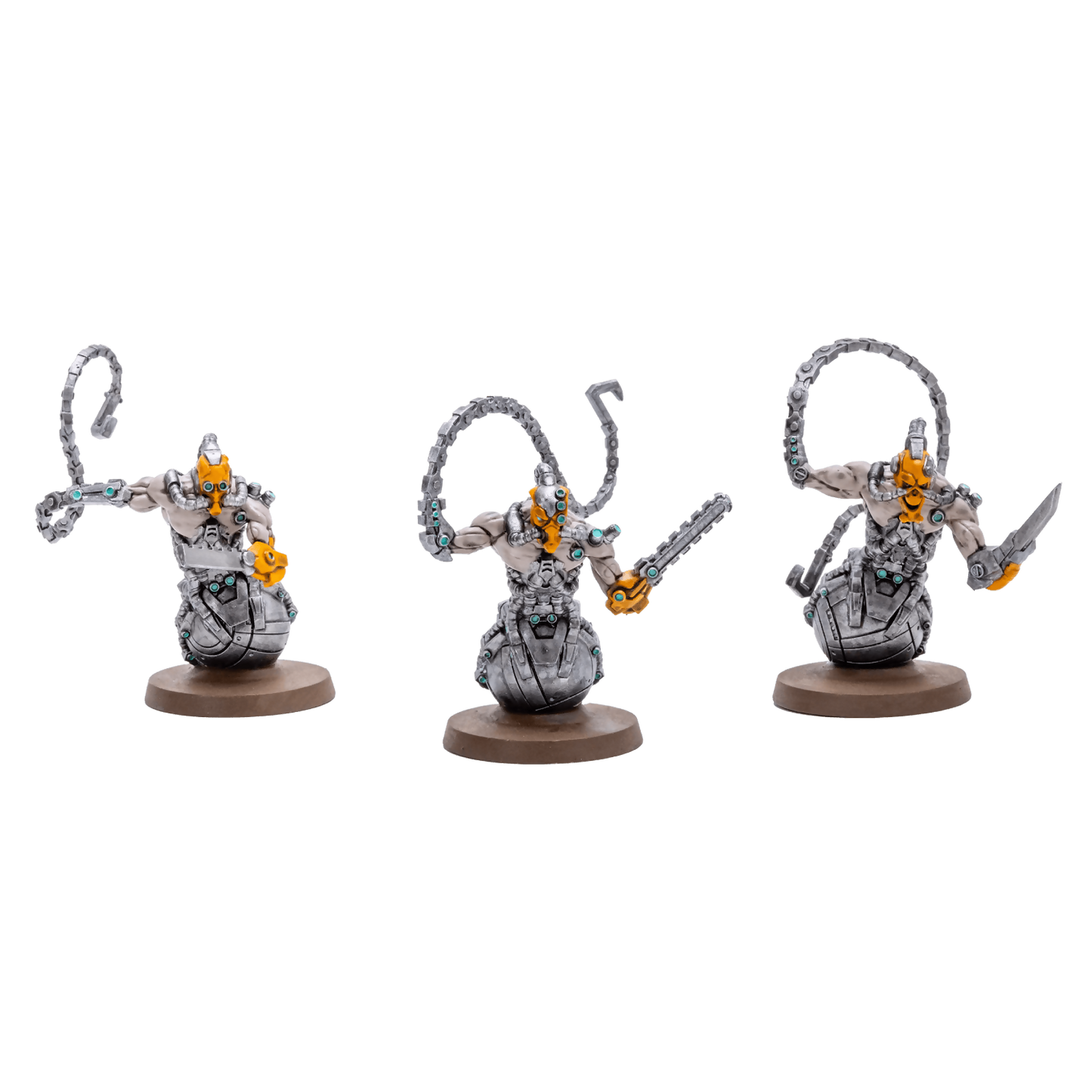 Necrotech Wraithriders Unpainted Miniatures From Heroscape: Revna's Rebuke on Wargame Trader