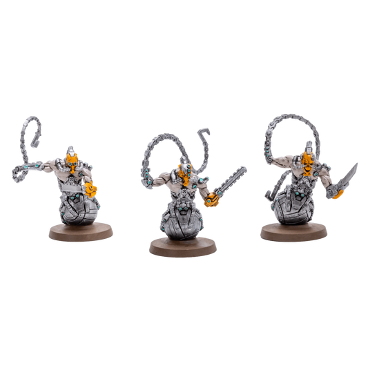 Necrotech Wraithriders Unpainted Miniatures From Heroscape: Revna's Rebuke on Wargame Trader