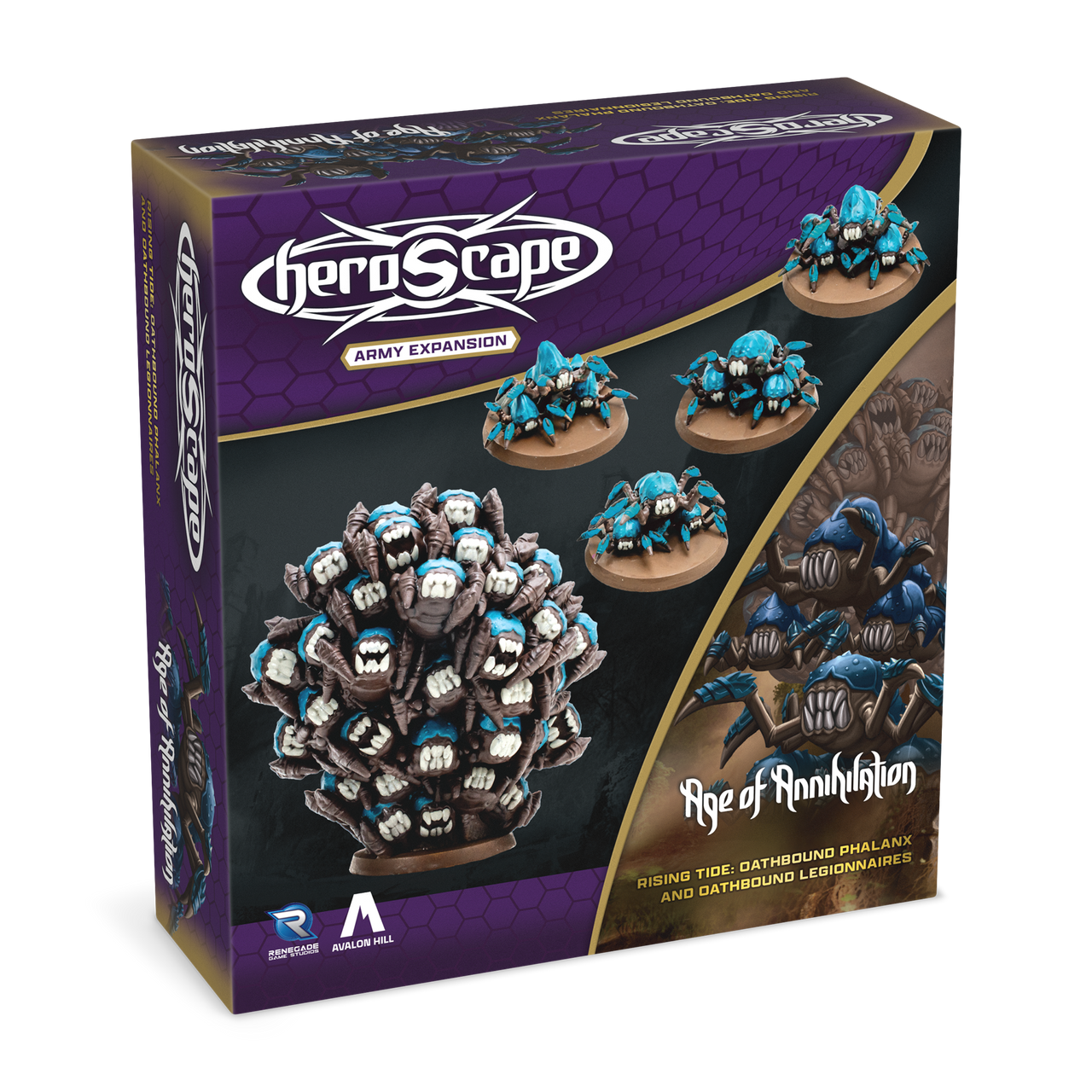 Oathbound Phalanx Oathbound Legionnaires unpainted new in box heroscape miniature on Wargame Trader