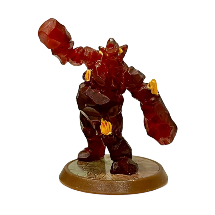 Obsidian Guards Prepainted Miniature From Heroscape Expansion Set: Volcarren Wasteland (Wave 2.5) on Wargame Trader