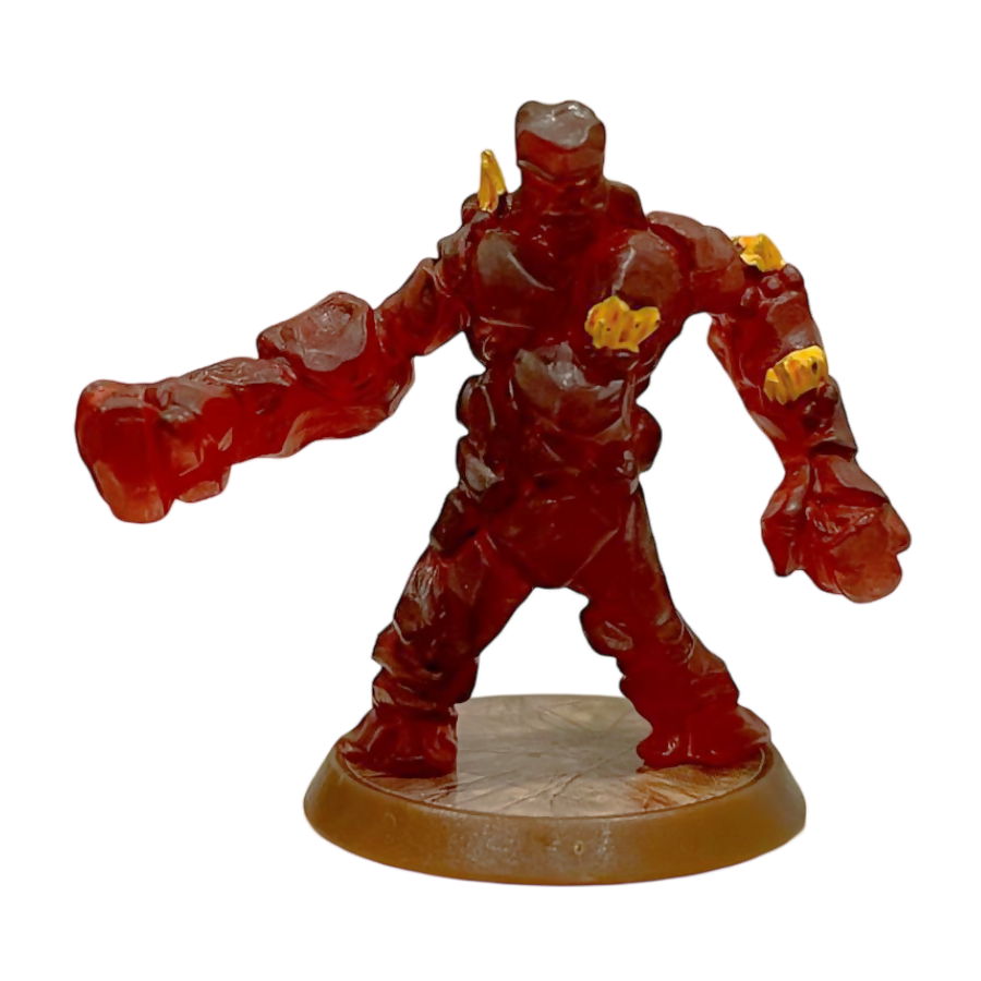 Obsidian Guards Prepainted Miniature From Heroscape Expansion Set: Volcarren Wasteland (Wave 2.5) on Wargame Trader