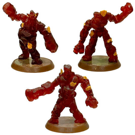 Obsidian Guards Prepainted Miniature From Heroscape Expansion Set: Volcarren Wasteland (Wave 2.5) on Wargame Trader