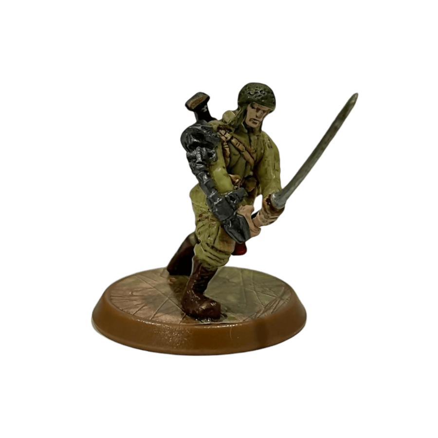 Sgt. Drake Alexander Prepainted Miniature From Heroscape Master Set: Swarm Of The Marro