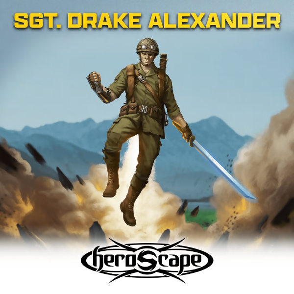 Sgt. Drake Alexander (Age of Annihilation Promo) (Prepainted) (New in Box)