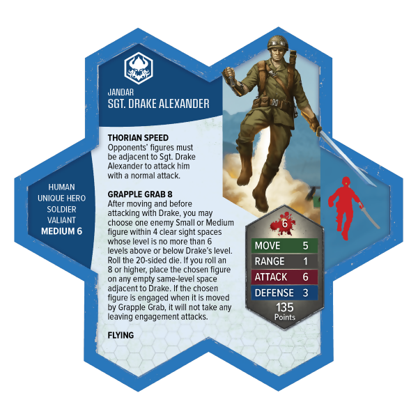 Sgt. Drake Alexander (Age of Annihilation Promo) (Prepainted) (New in Box)