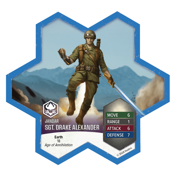 Sgt. Drake Alexander (Age of Annihilation Promo) (Prepainted) (New in Box)