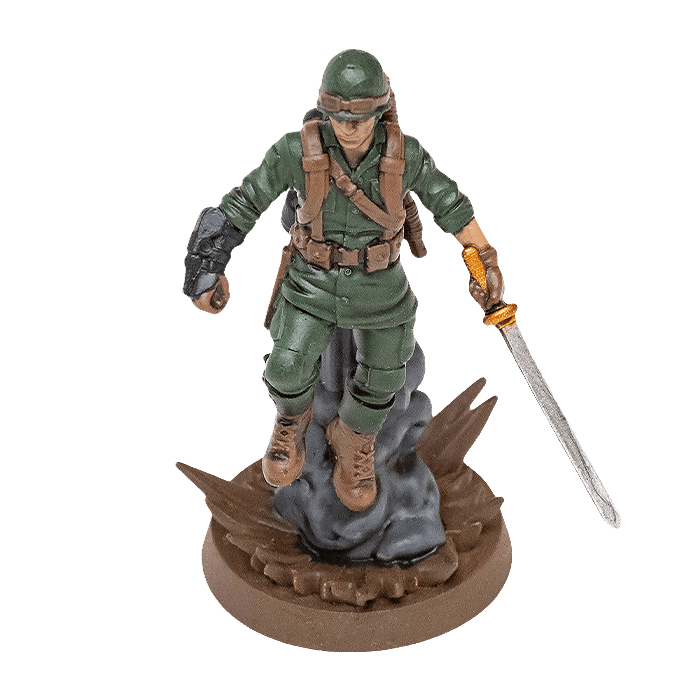 Sgt. Drake Alexander Custom Painted Miniature From Heroscape Age of Annihilation Promos