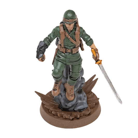 Sgt. Drake Alexander Custom Painted Miniature From Heroscape Age of Annihilation Promos on Wargame Trader