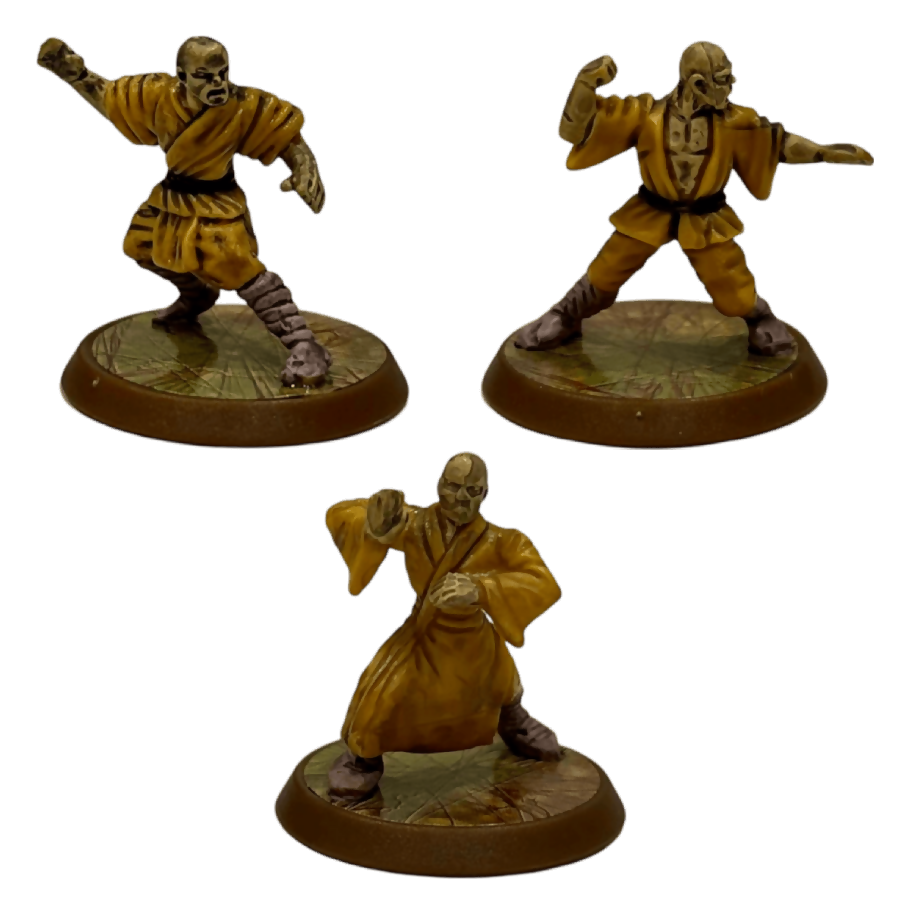 Shaolin Monks Prepainted Miniatures From Heroscape Expansion Set: Jandar's Oath (Wave 3)