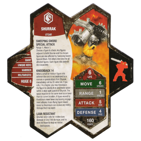 Shurrak Prepainted Heroscape Miniature Army Card