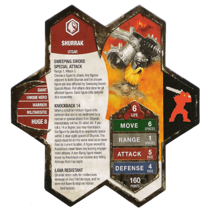 Shurrak Prepainted Heroscape Miniature Army Card