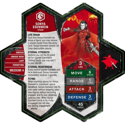 Sonya Esenwein Prepainted Heroscape Miniature Army Card