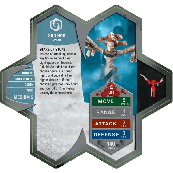 Sudema Prepainted Heroscape Miniature Army Card