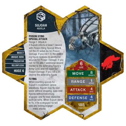 Sujoah Prepainted Heroscape Miniature Army Card