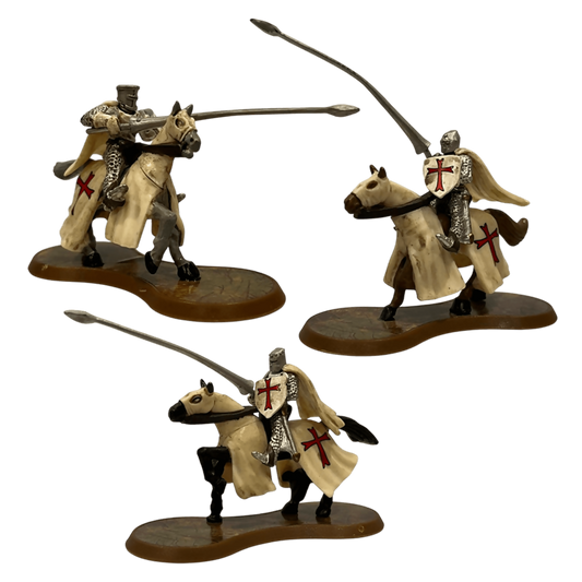 Templar Cavalry Prepainted Miniatures From Heroscape Expansion Set: Fields Of Valor