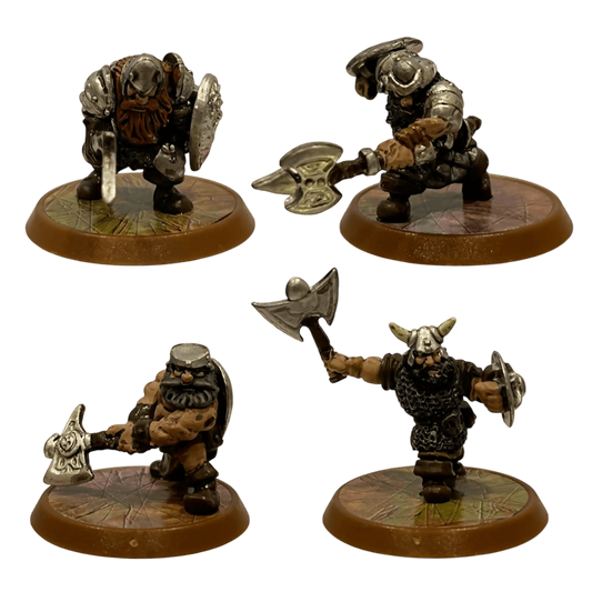 The Axegrinders of Burning Forge Prepainted Miniatures From Heroscape Expansion Set: Blackmoon's Siege (Wave 9)