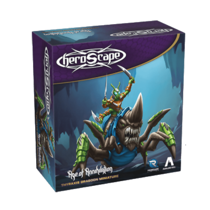 Thyraxis Dragoon New in Box Unpainted Miniature and Army Card From Heroscape Promos: Rising Tide on Wargame Trader