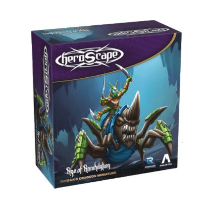 Thyraxis Dragoon New in Box Unpainted Miniature and Army Card From Heroscape Promos: Rising Tide on Wargame Trader