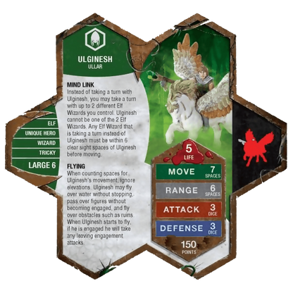 Ulginesh Prepainted Heroscape Miniature Army Card