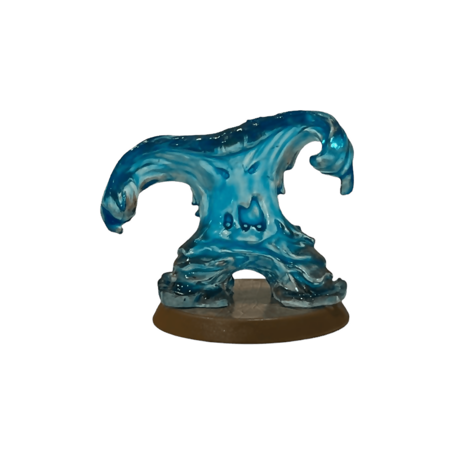 Water Elemental Prepainted Miniature and Army Card From Heroscape Expansion Set: Champions of the Forgotten Realms (Wave D1)