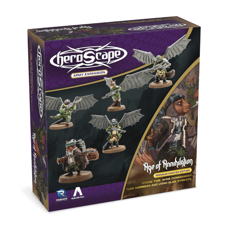 Wing Commander Tuck Harrigan & Vorid Glidestrikers Army Expansion Premium Painted Edition (New in Box)