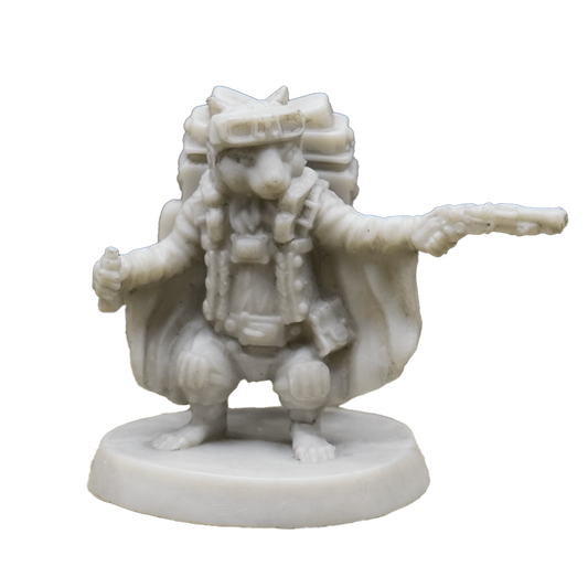 Wing Commander Tuck Harrigan Unpainted Miniature From Heroscape Rising Tide on Wargame Trader