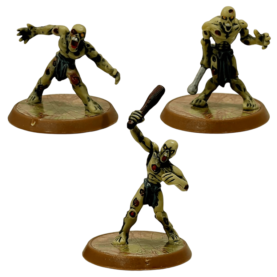 Zombies of Morindan Prepainted Miniatures From Heroscape Expansion Set: Dawn Of Darkness (Wave 6)